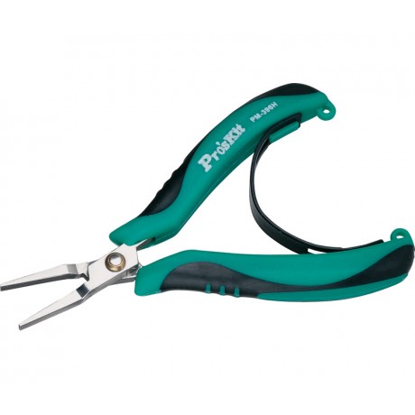 PM-396H Alicate de puntas planas con Mango antideslizante TRP (120 mm) de Proskit