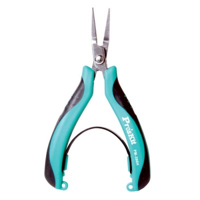 PM-396H Alicate de puntas planas con Mango antideslizante TRP (120 mm) de Proskit