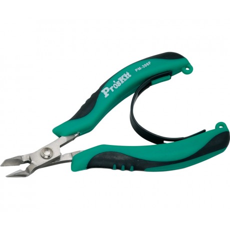 PM-396F Alicates de corte de acero inoxidable con Mango antideslizante TRP (115 mm) de Proskit