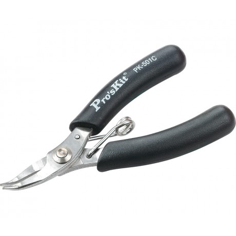 1PK-501C Micro Alicate de puntas curvas (100 mm) de Proskit