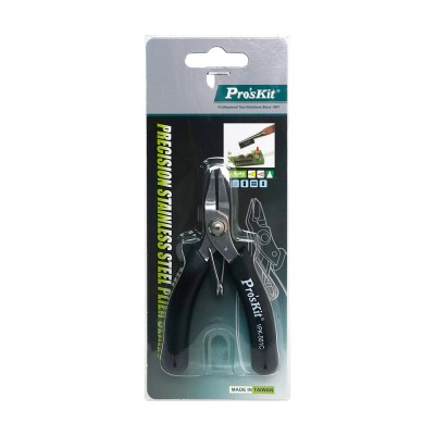 1PK-501C Micro Alicate de puntas curvas (100 mm) de Proskit