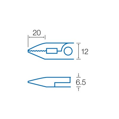 1PK-258B Alicate de puntas y corte (138 mm) de Proskit