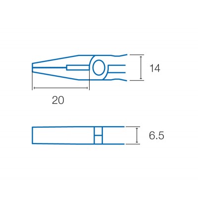 PM-731 Mini alicate universal tipo Lineman (118 mm) de Proskit