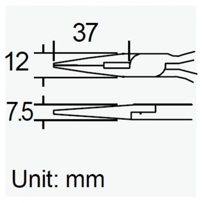 PM-736 Alicate de puntas y corte (132 mm) de Proskit