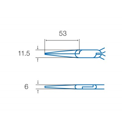 PM-746 Alicate de puntas finas largas  (150 mm) de Proskit