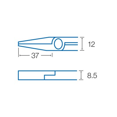 PM-754 Alicate de puntas planas (135 mm) de Proskit