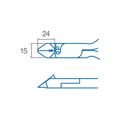 1PK-708Y Alicates de Corte de hilo de cobre  (160 mm) de Proskit
