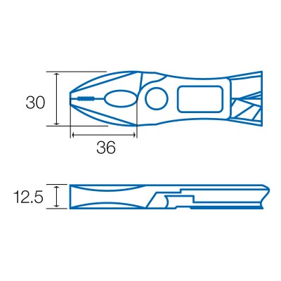PM-931 Alicate universal de alta presión de palanca (215.50 mm) de Proskit