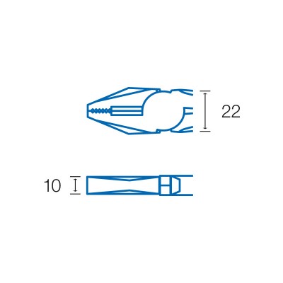 1PK-052 Alicate universal mini (165 mm) de Proskit