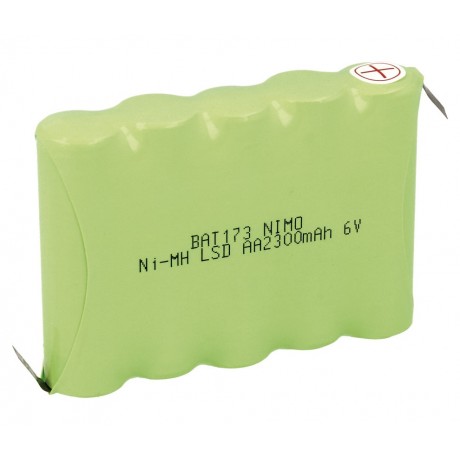 Pack de baterías de 6V/2300mAh NI-MH - AA/RC06 X 5
