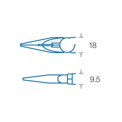 1PK-709 Alicate de puntas y corte estándar (160 mm) de Proskit