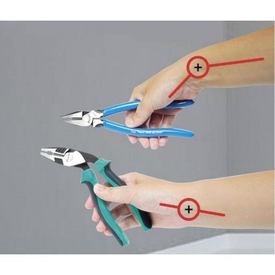 PM-941 Alicate universal con mandíbulas en ángulo 45º (189 mm) de Proskit