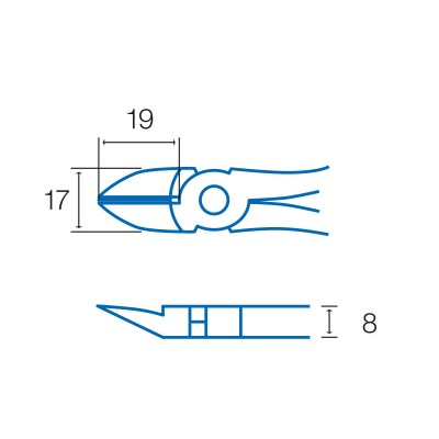 PM-805E Alicate de corte para plástico (125 mm) de Proskit