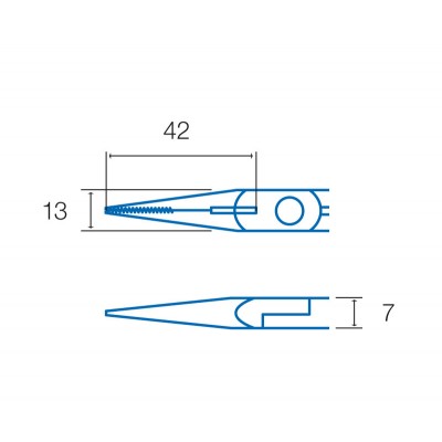 8PK-906 Alicate de puntas y corte (140 mm) de Proskit