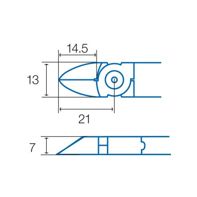 PM-905FHC Alicate de corte diagonal con recogedor de restos (125 mm) de Proskit