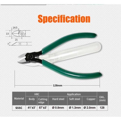 PM-905FHC Alicate de corte diagonal con recogedor de restos (125 mm) de Proskit