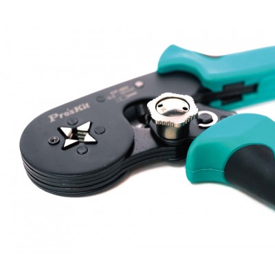 CP-468 Crimpadora de punteras cuatro puntos para cables eléctricos de Proskit
