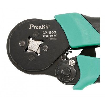 CP-460G Crimpadora de punteras cuatro puntos para cables eléctricos de Proskit