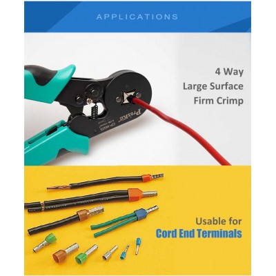 CP-462G Crimpadora de punteras para cables eléctricos de Proskit
