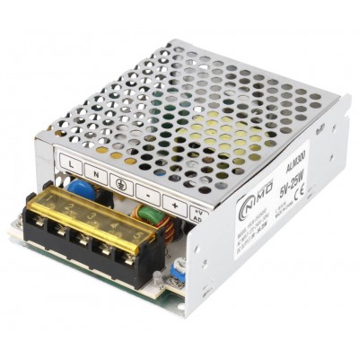 Fuente de alimentación conmutada 5V/25W/5,0A - ALM300