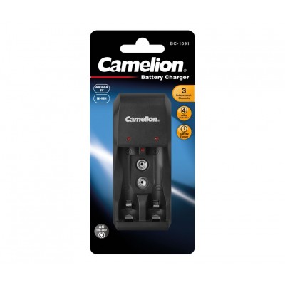 Cargador de baterías AA/AAA/9V con auto apagado - BC1091