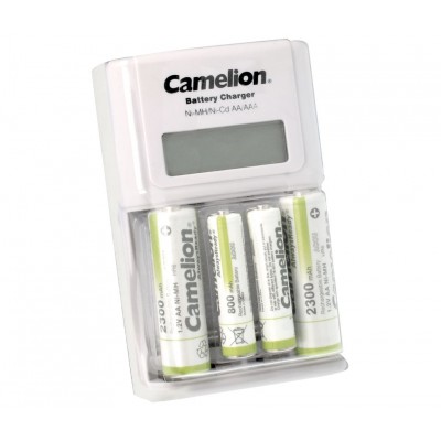 Cargador rápido de baterías 1-4 AAA/AA NI-MH con 2AA +2AAA - BC1012