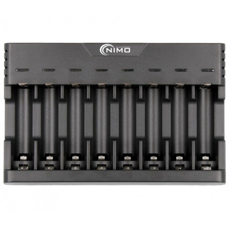 Cargador de 8 canales para AAA/AA Ni-Cd/NI-MH - CAR409