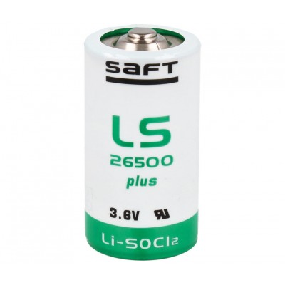 Pila Litio LS26500 PLUS de 3.6V/8.500mAh de Saft