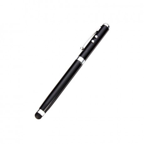 Puntero Stylus COOL Universal Laser para Móvil y Tablet Negro