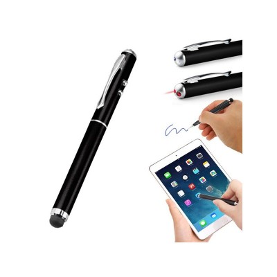 Puntero Stylus COOL Universal Laser para Móvil y Tablet Negro