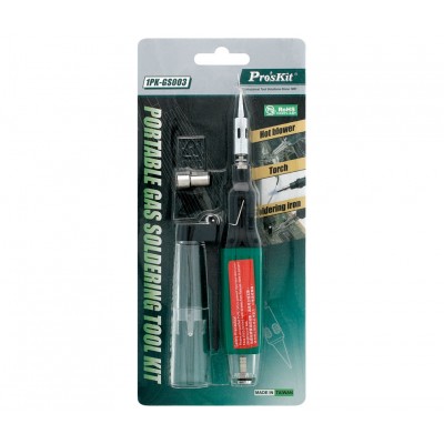 1PK-GS003 Soldador y soplete a Gas Butano de Proskit