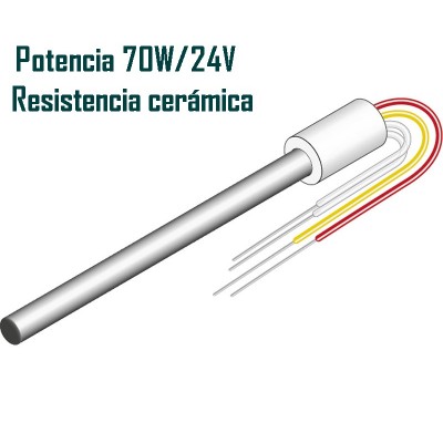9SS-227-IRON Soldador de repuesto para estación de soldadura HRV6134, SS-227B de Proskit