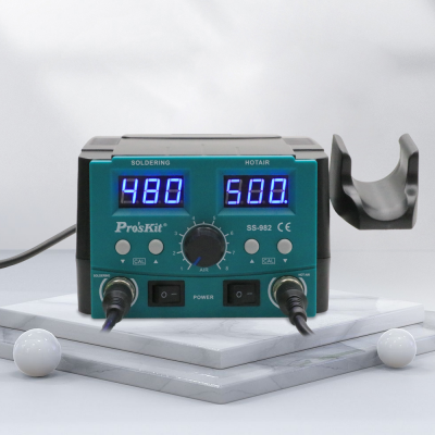 SS-982B Estación repair de soldadura y aire caliente para SMD de Proskit