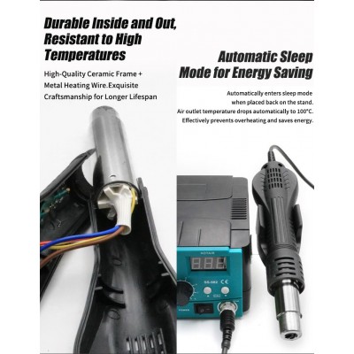 SS-982B Estación repair de soldadura y aire caliente para SMD de Proskit