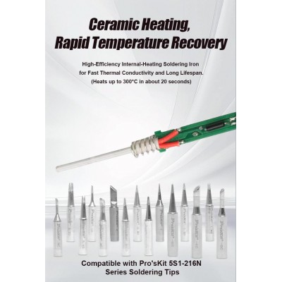 SS-982B Estación repair de soldadura y aire caliente para SMD de Proskit