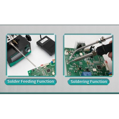 SS-955B Estación de soldadura digital 60W con aporte de estaño de Proskit