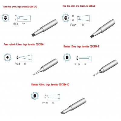 Juego de puntas para soldadores PROSKIT - 5SI-216N-JP