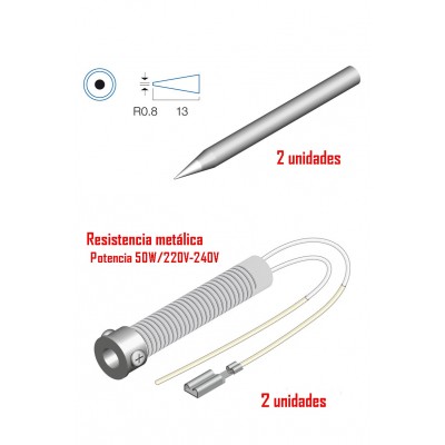 Soldador Autónomo de potencia profesional 50W - HRV7540