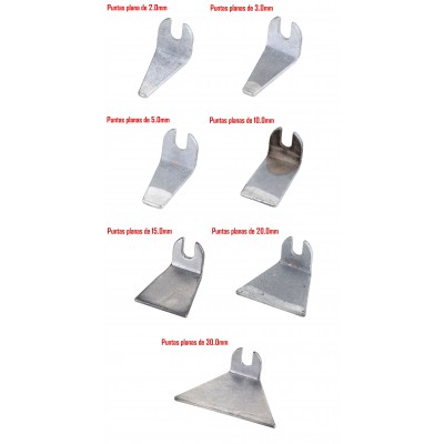 Puntas planas para pinzas HRV7685 - HRV7685P03