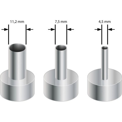 Juego de Boquillas para Estación de aire caliente para SMD SS-969B de Proskit - 9SS-969-JP