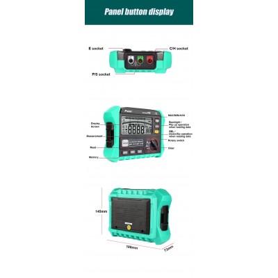 MT-4105 Medidor digital de resistencia de tierra de Proskit, Telurómetro