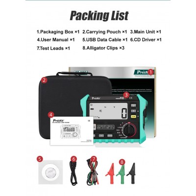 MT-4109 Medidor digital de RCD / LOOP de Proskit