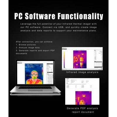 MT-6120 - Termómetro de infrarrojos con cámara termográfica de Proskit