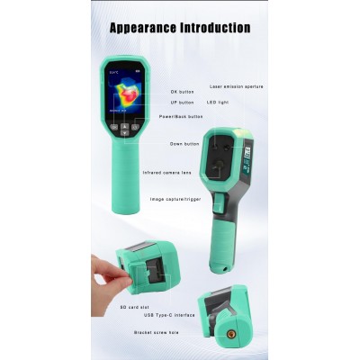 MT-6120 - Termómetro de infrarrojos con cámara termográfica de Proskit