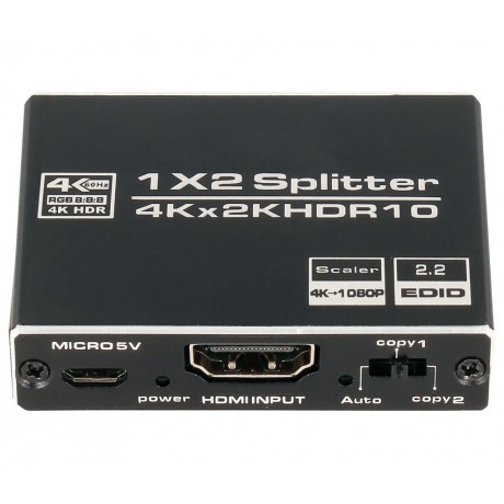 Repartidor activo de señal HDMI 2.0b splitter 4K 3D - ACTVH229