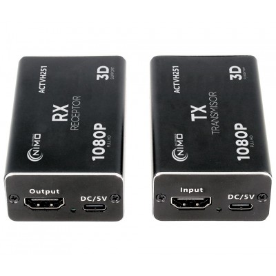 Prolongador activo HDMI, RJ45x1 UTP/FTP hasta 50m - ACTVH251