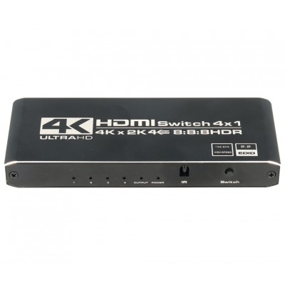 Conmutador HDMI Switch 4 Entradas 1 Salida con telemando - ACTVH006
