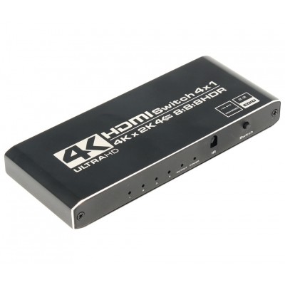 Conmutador HDMI Switch 4 Entradas 1 Salida con telemando - ACTVH006