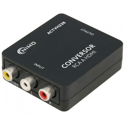 Convertidor de audio-video compuesto 3xRCA a digital HDMI - ACTVH238