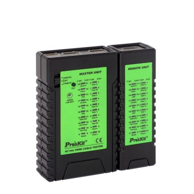Tester Comprobador de cables HDMI y mini HDMI de Proskit - MT-7062